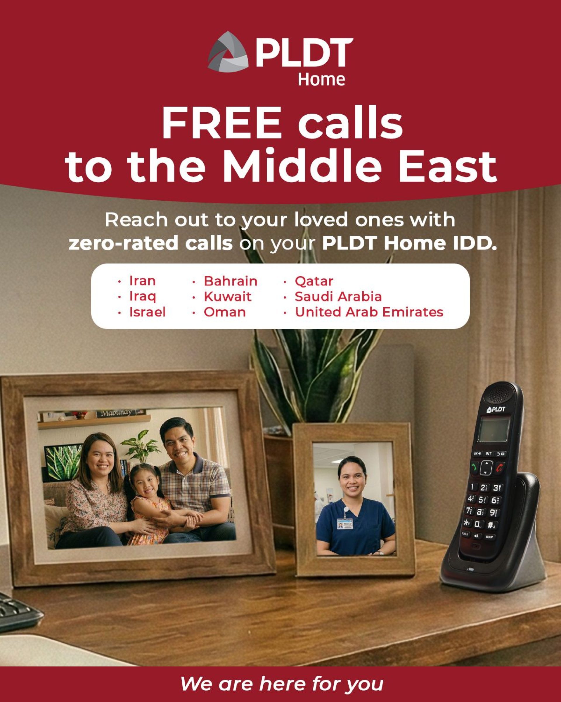 PLDT Home Free IDD Middle East