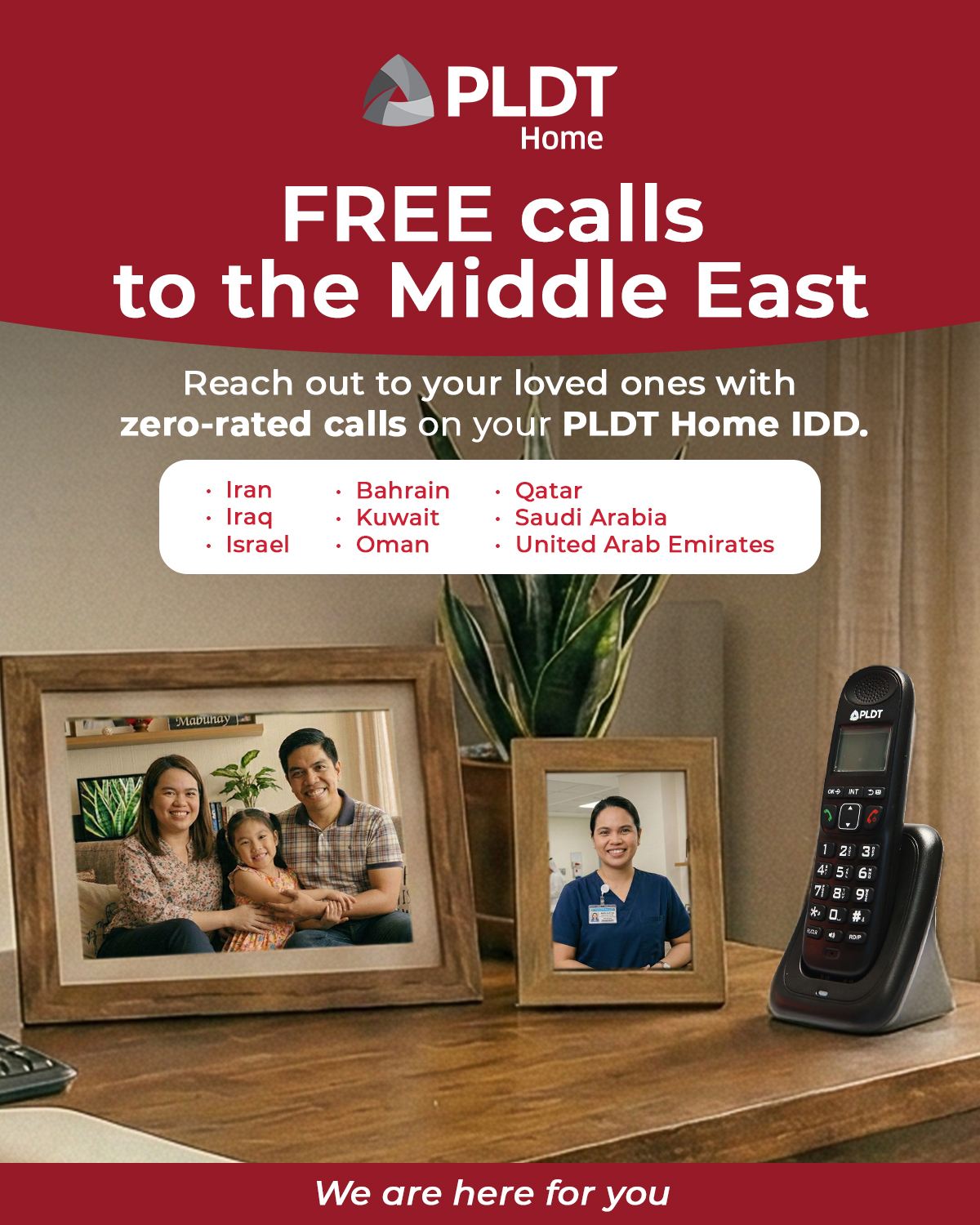 PLDT Home Free IDD Middle East
