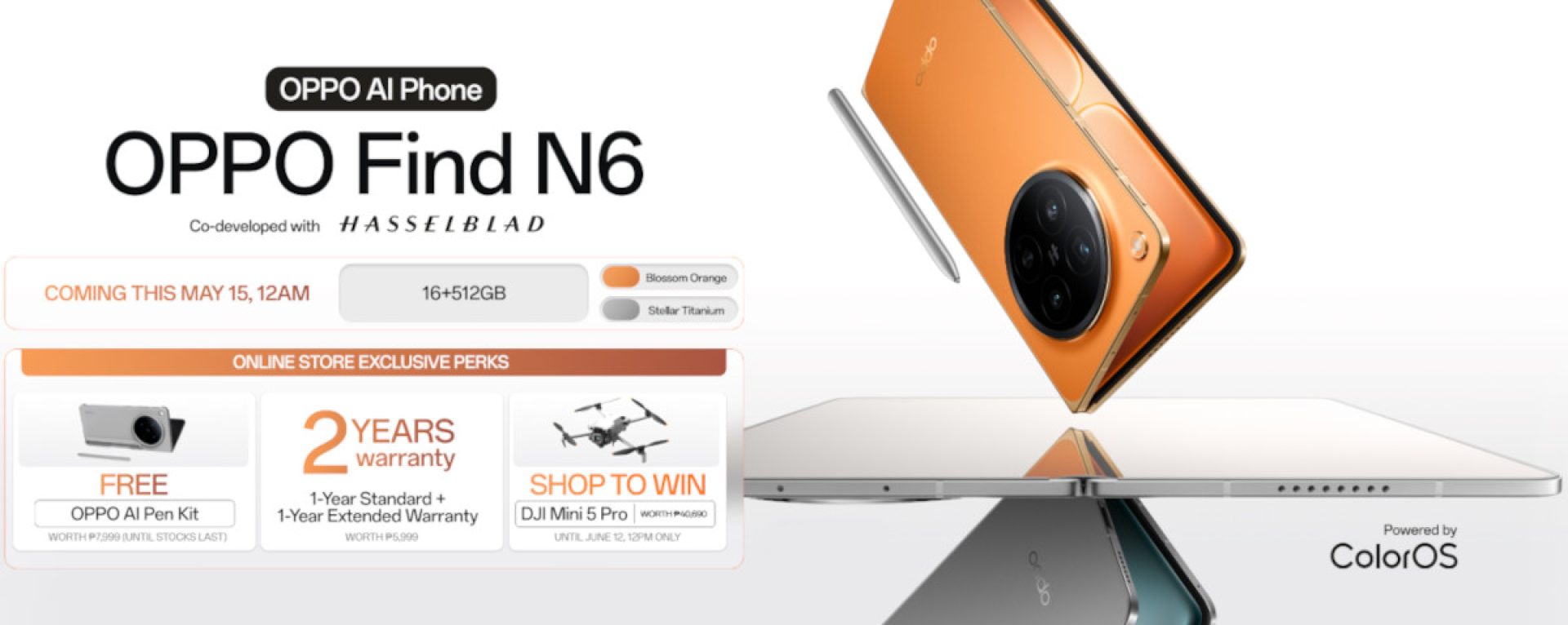 OPPO Find N6 PH launch OPPO Online Store