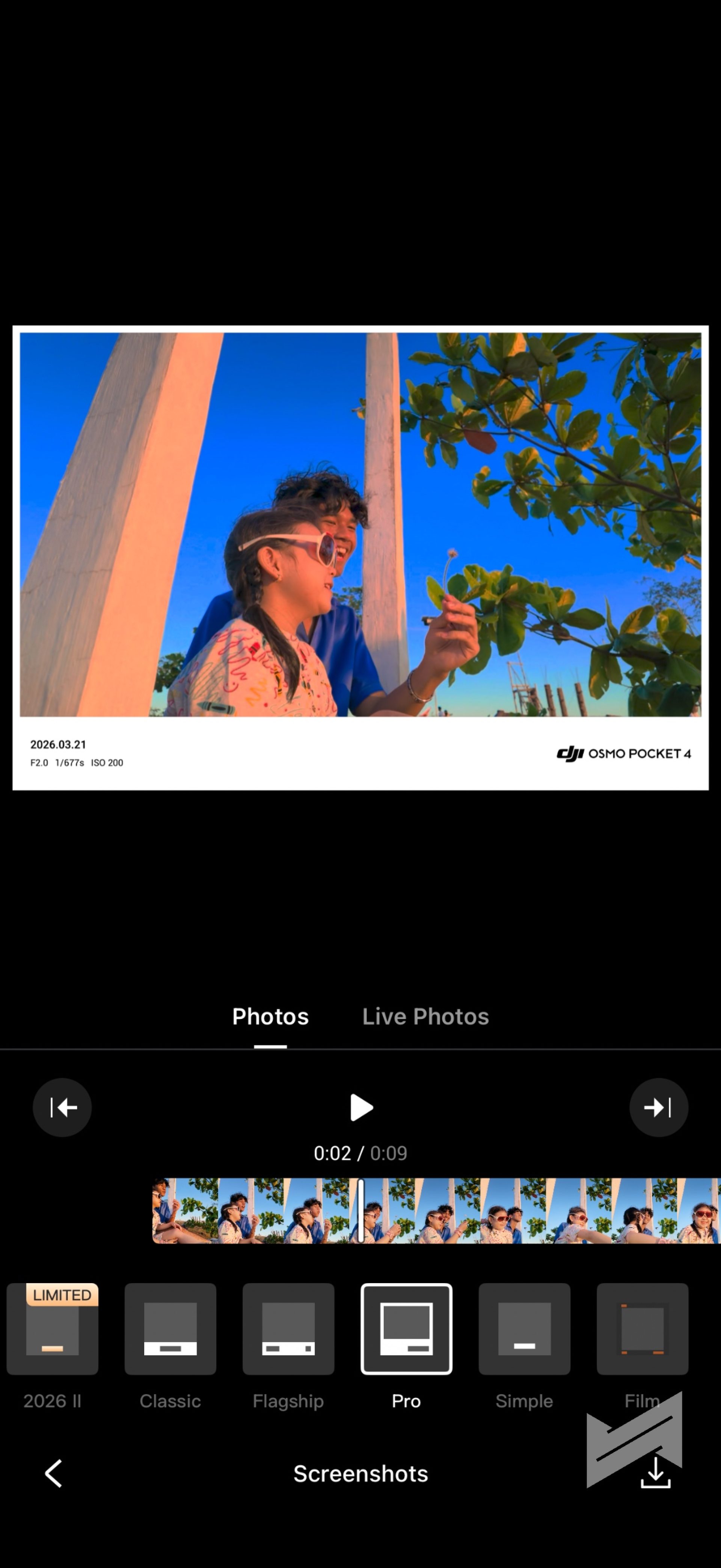 Osmo Pocket 4 Sample Photo 1