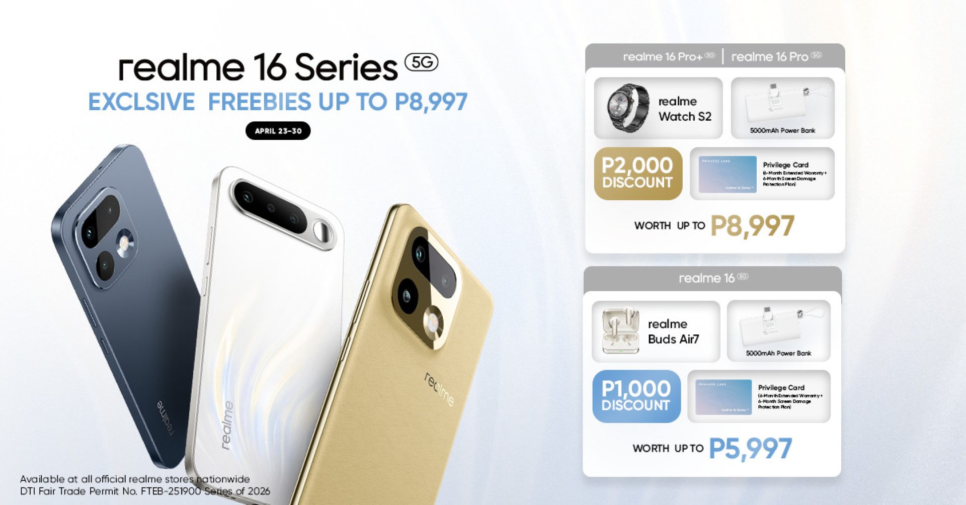 realme 16 Series 5G PH launch pre order