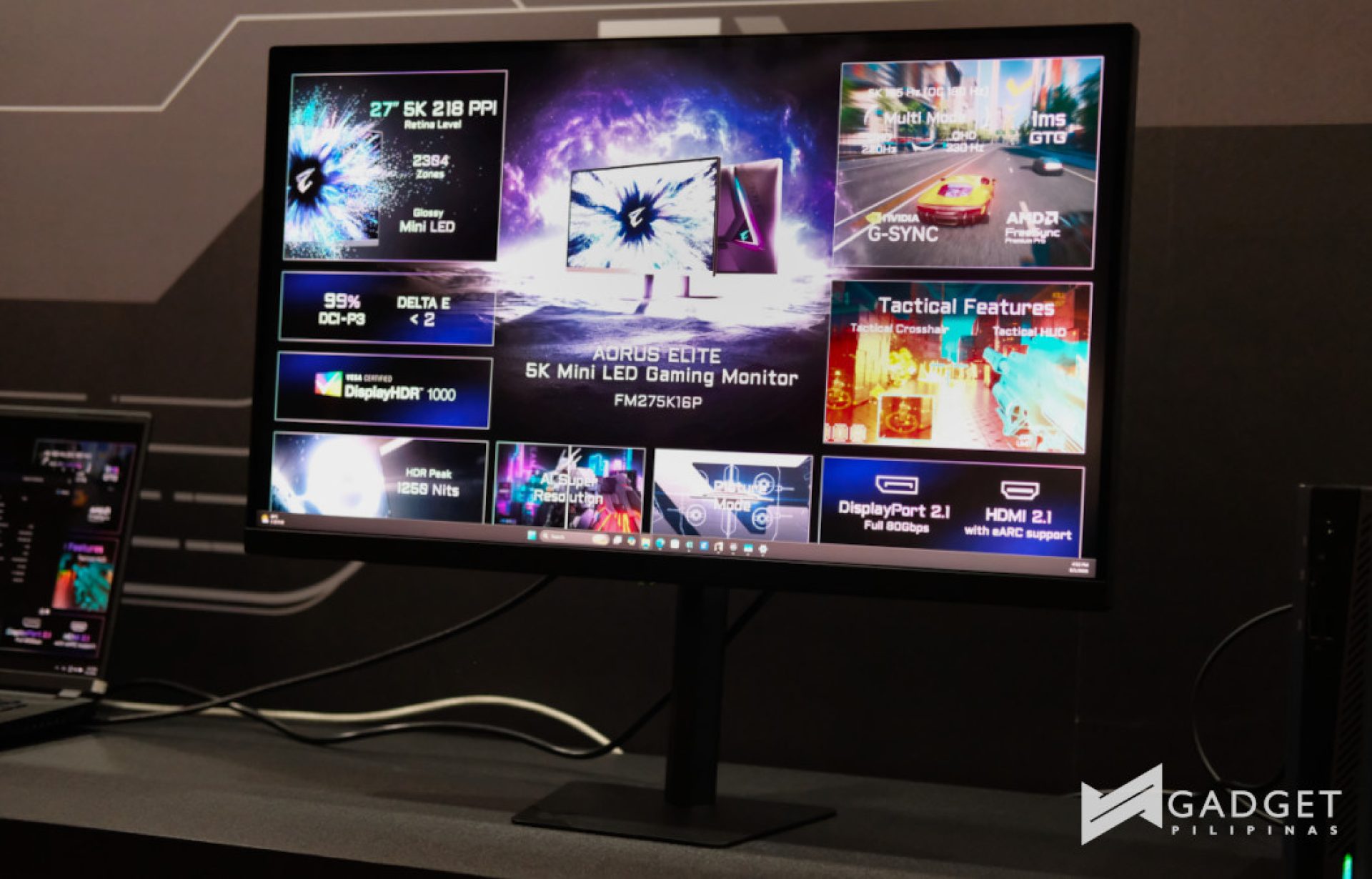 GIGABYTE Enter Infinity Computex 2026 AORUS ELITE FM275K16P gaming monitor