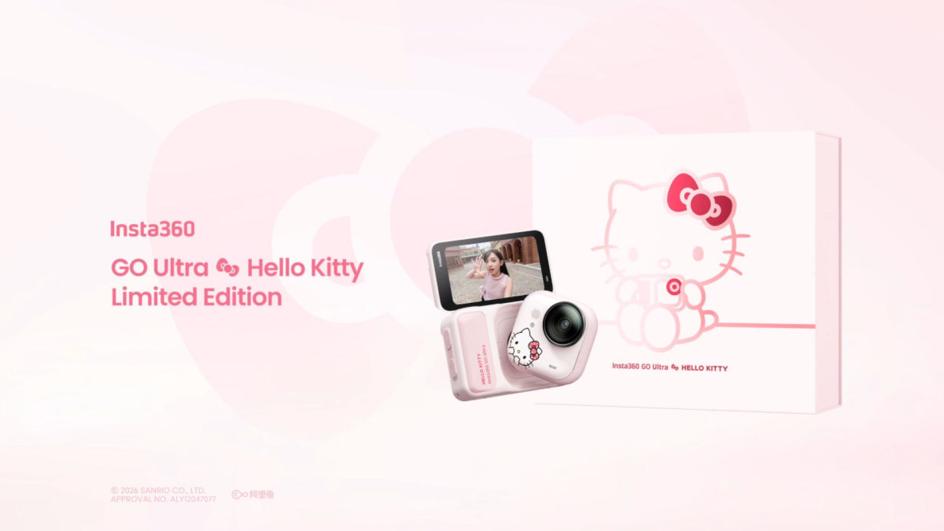 Insta360 GO Ultra x Hello Kitty Limited Edition 1