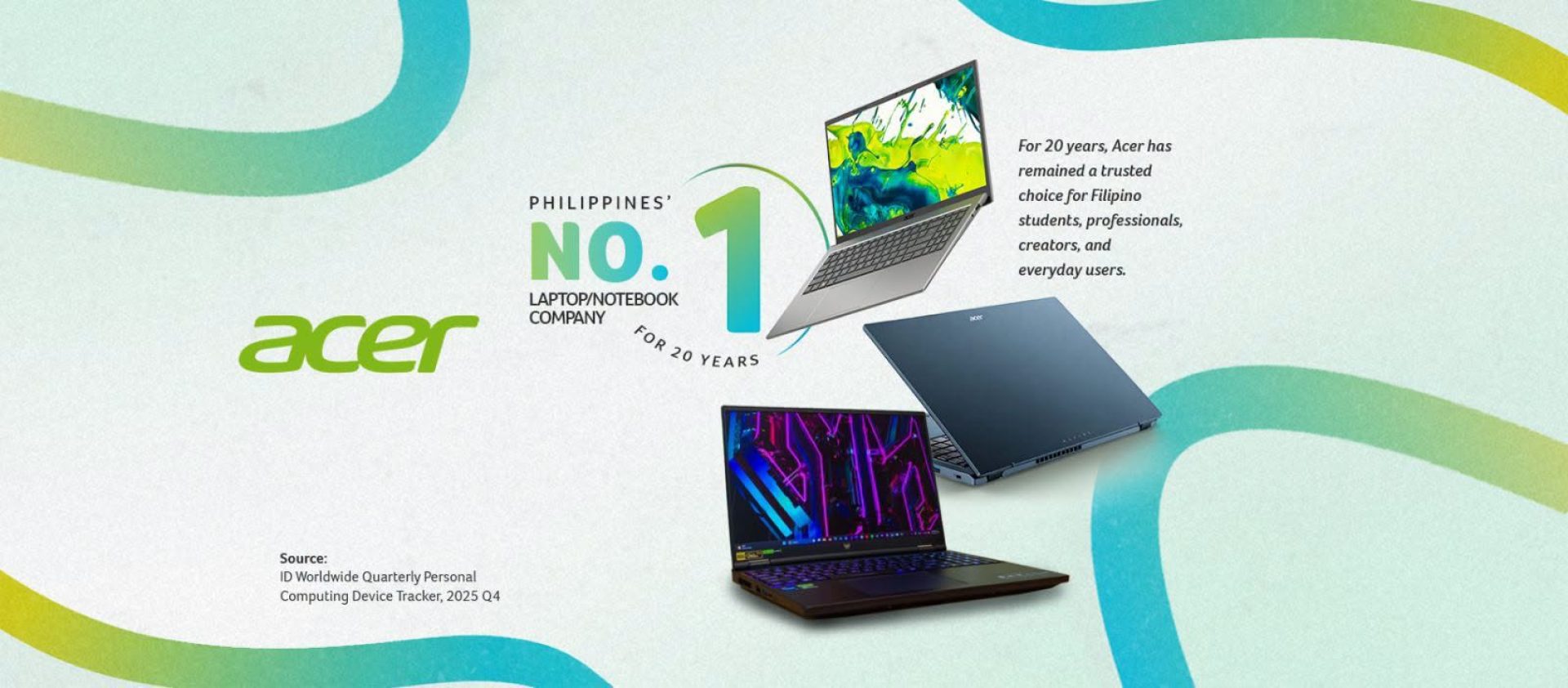 Acer 20yrs top laptop brand philippines