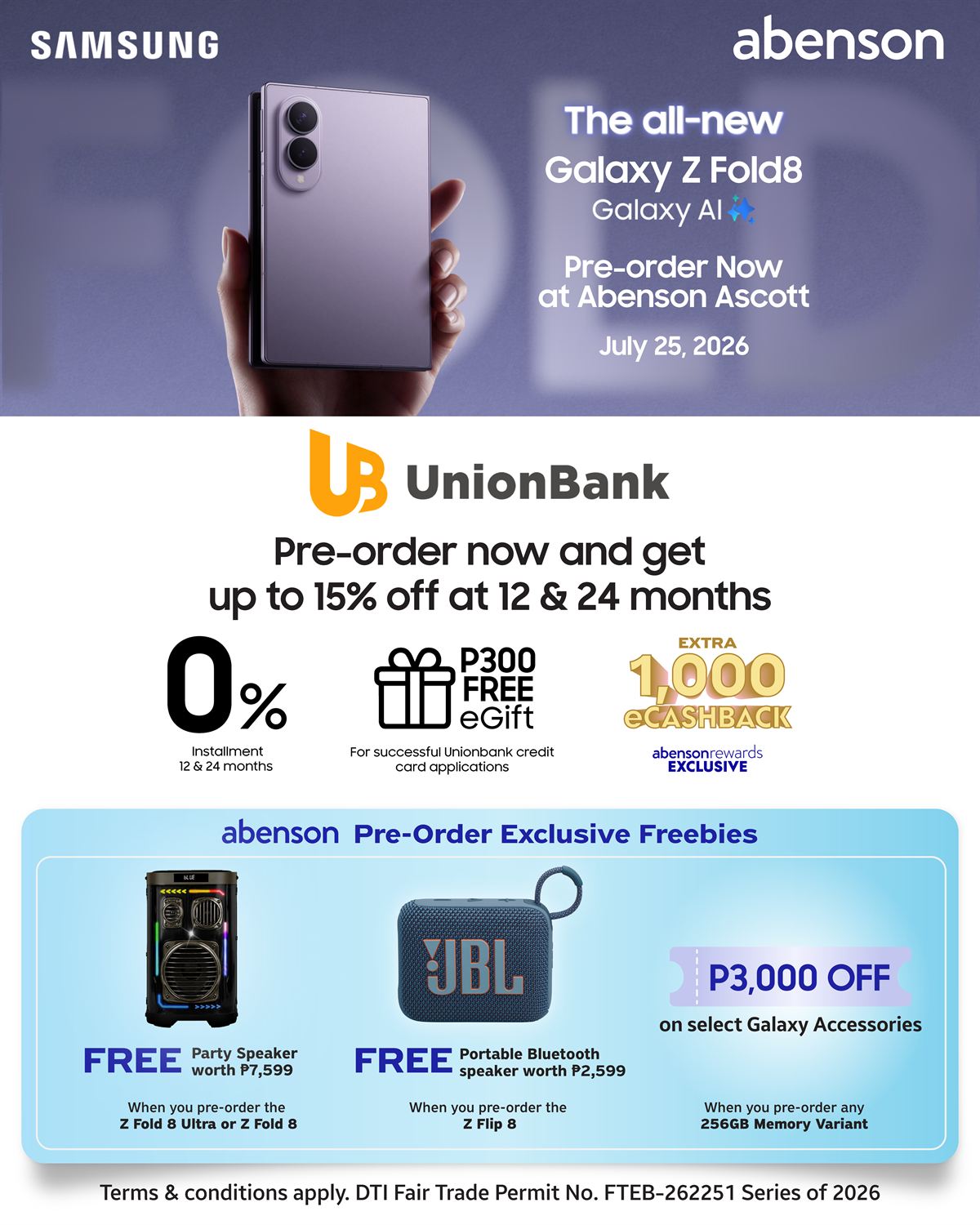 Samsung Galaxy Z Series Pre Order Abenson (2)