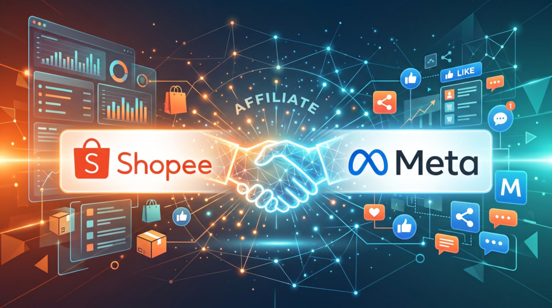 Shopee and meta banner