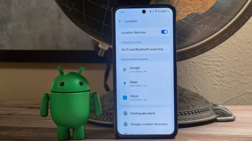Android Privacy banner