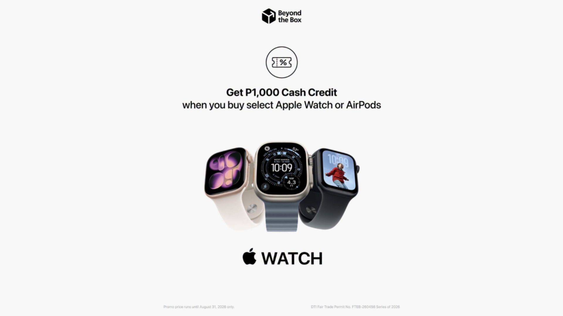 Beyond the Box Apple Watch Airpods Promo
