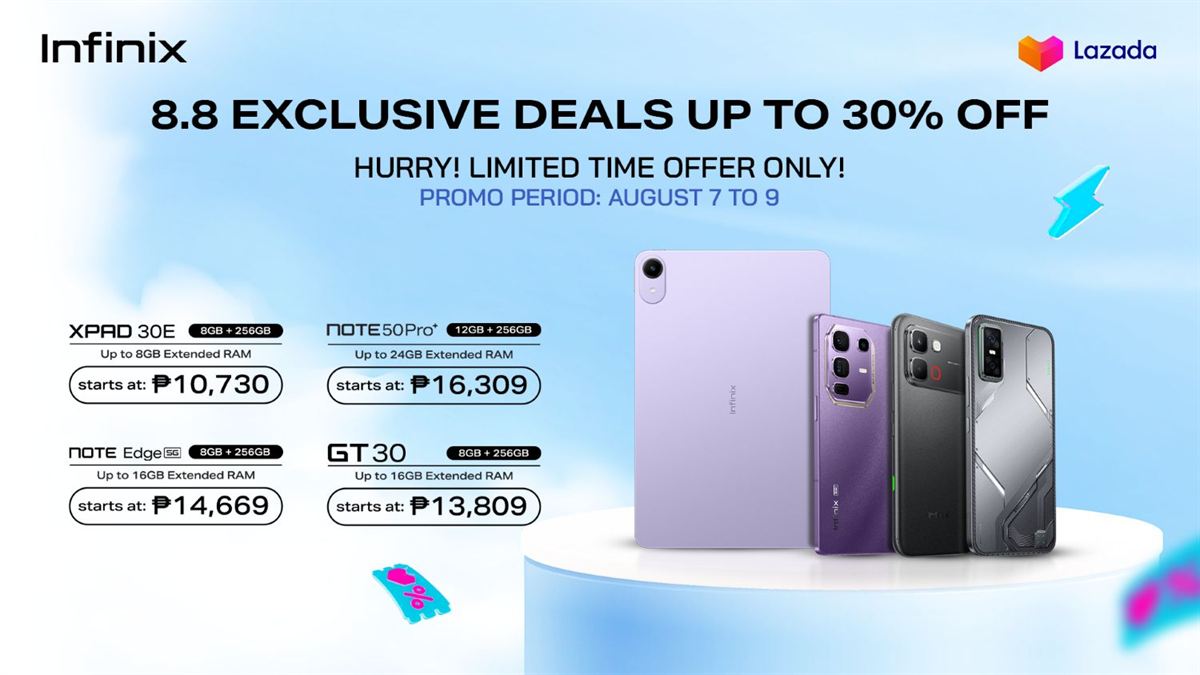 Infinix 8.8 Lazada