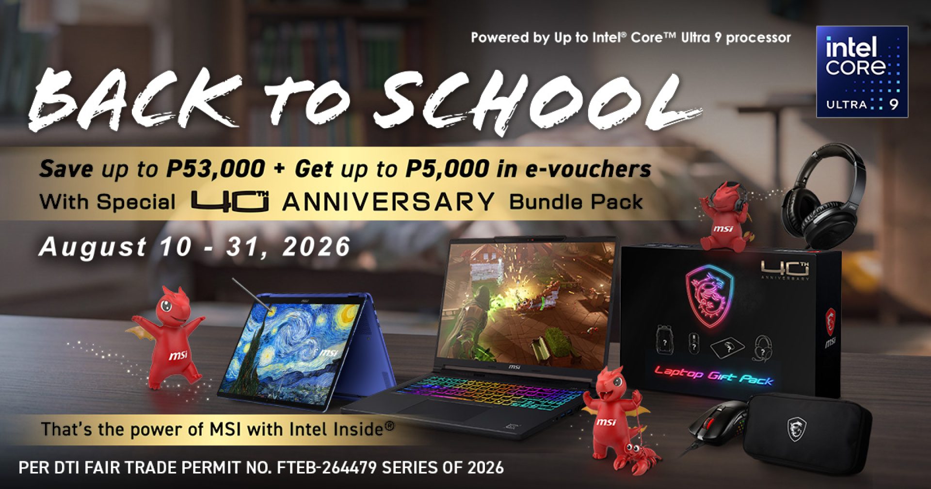 MSI Back to School 2026 Promo Philippines