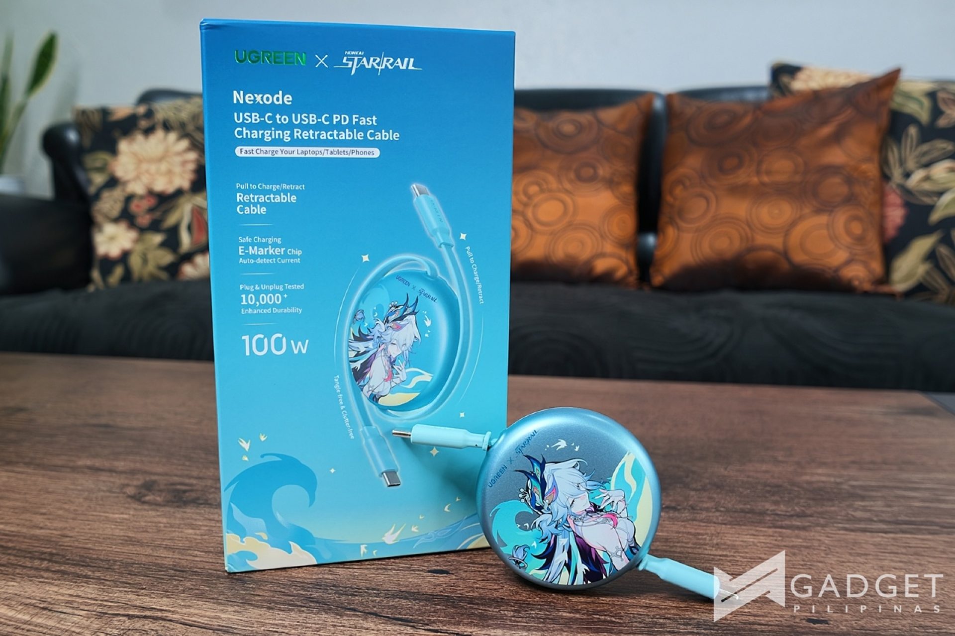 UGREEN Nexode Retractable USB C Cable Honkai Star Rail Edition
