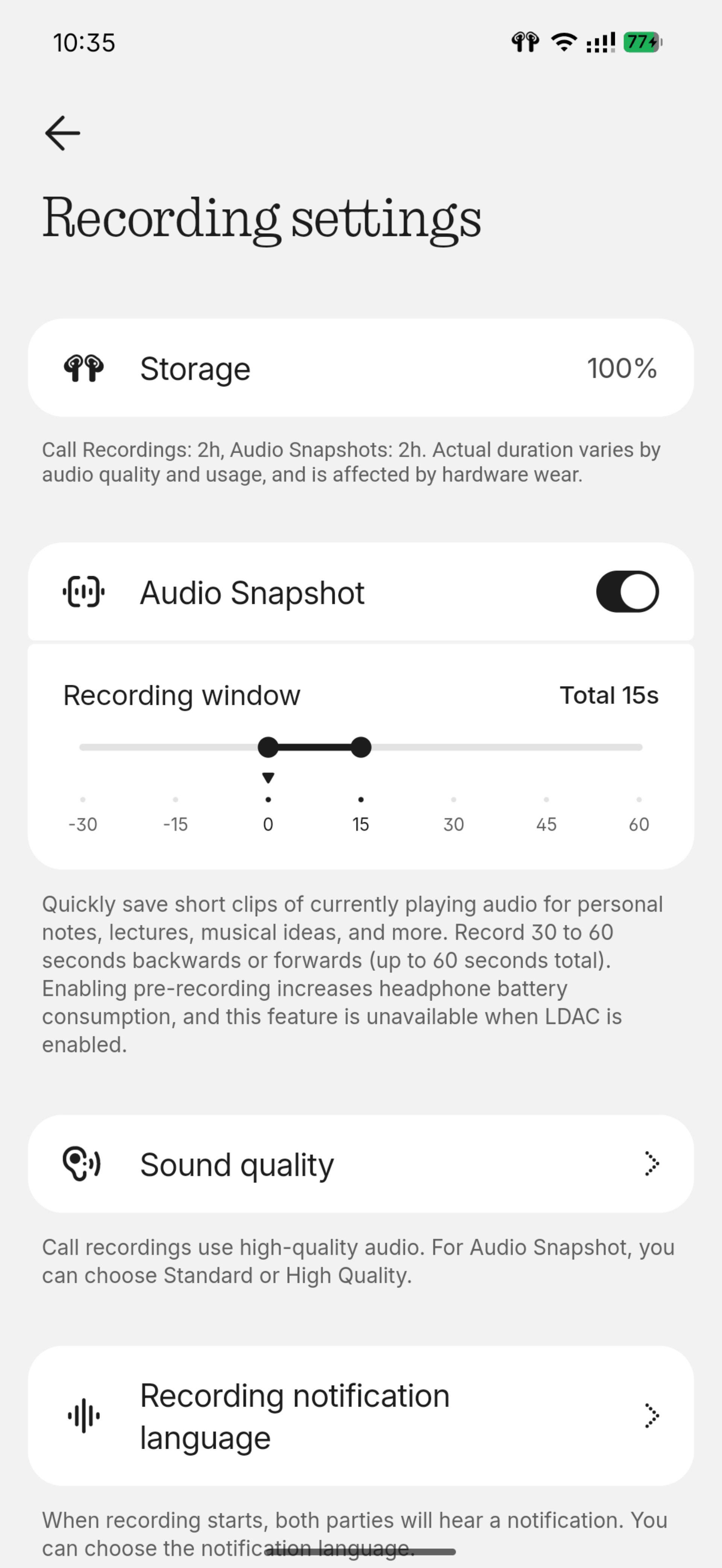 nothing ear 3a x app interface 15