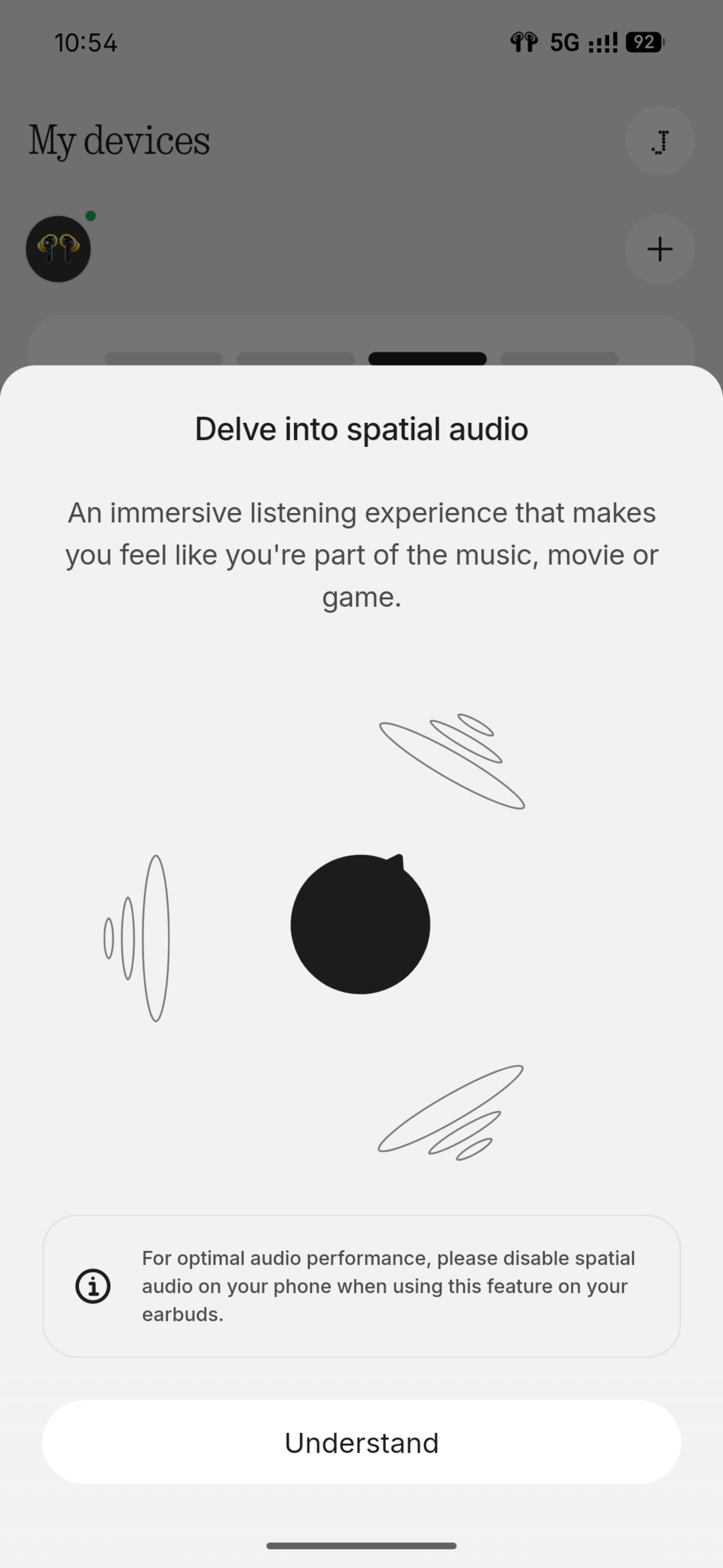 nothing ear 3a x app interface 2