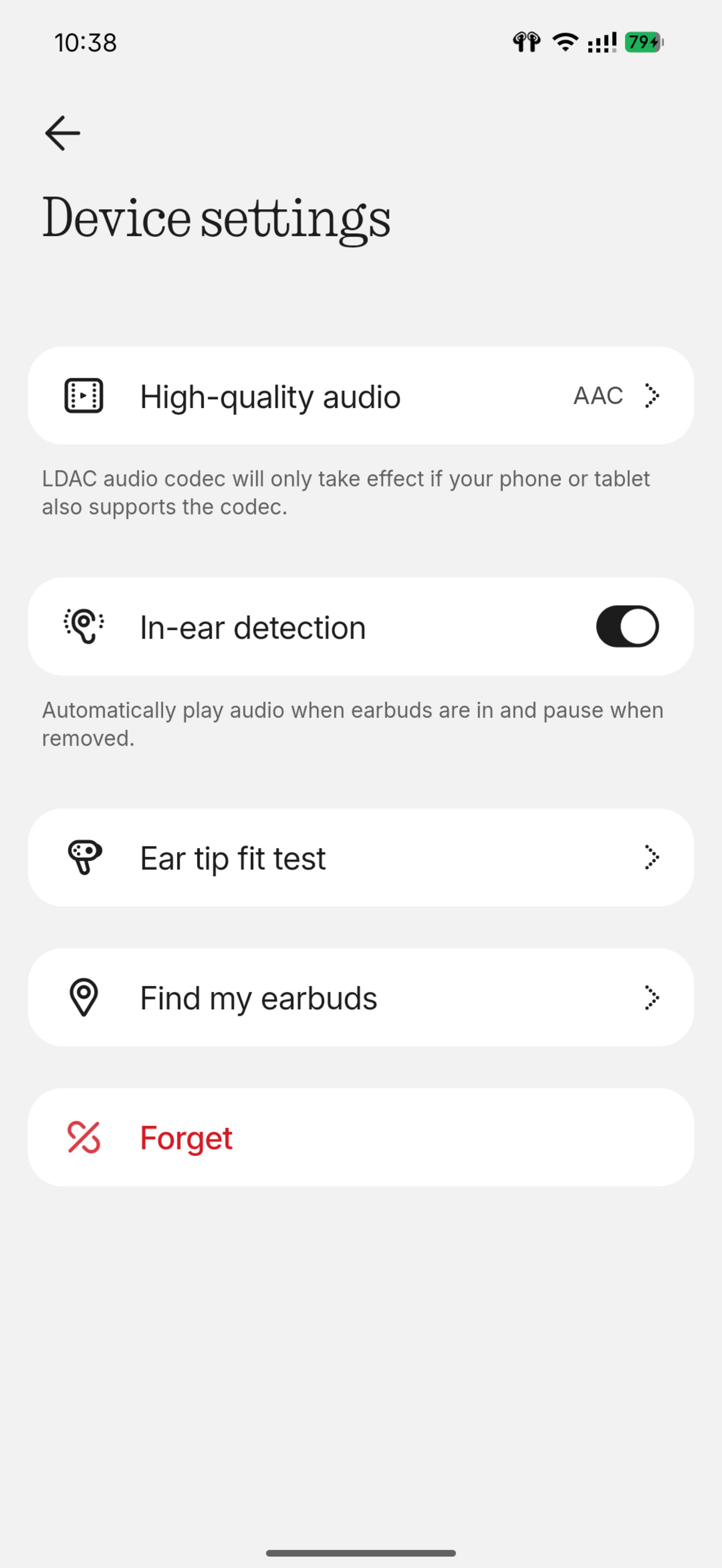 nothing ear 3a x app interface 21