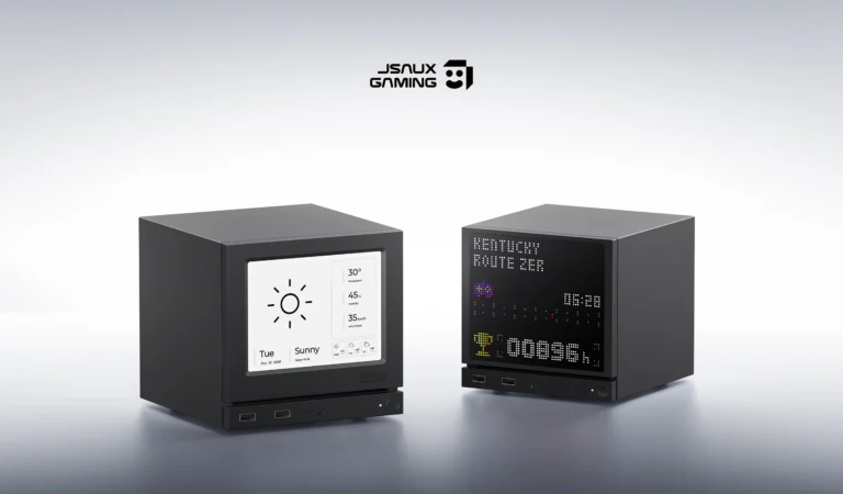 JSAUX is Now Selling E-Ink and Pixel Matrix Steam Machine Faceplates