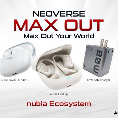 nubia Launches 3 New Audio and Charging Accessories