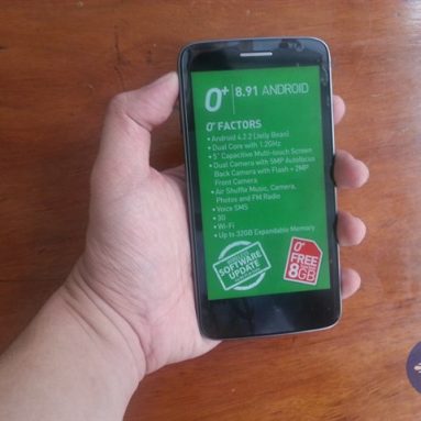 O+ Outs O+ 8.91 Phablet, 5-inch device that sports 3000 mAh Battery [UNBOXING]