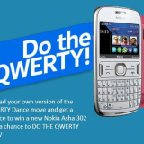 Do the QWERTY dance and win a new Nokia Asha 302