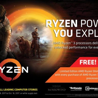 Get a FREE Ryzen Shirt for Every Purchase of an AMD Ryzen 3 Processor!
