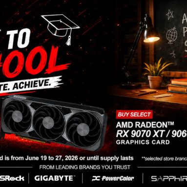 AMD Philippines Launches Radeon Back-to-School Promo with Free SM Gift Certificate Among Other Freebies