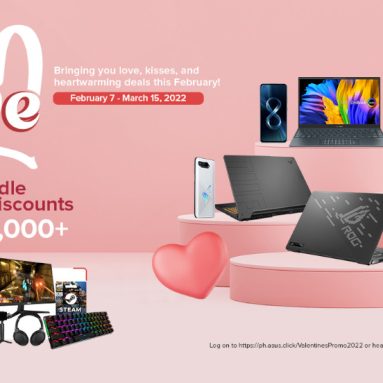Enjoy Special Moments with the ASUS and ROG Bundled with Love Valentine’s Promo