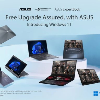 ASUS and ROG Laptops to be Updated with Windows 11