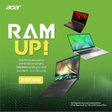 Acer offers FREE 8GB/16GB RAM Upgrade on Select Notebook Models