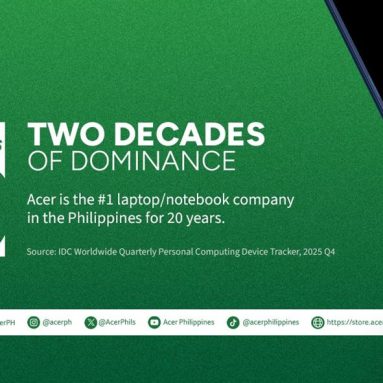Acer Marks 20 Years as Philippines’ Top Trusted Laptop Brand