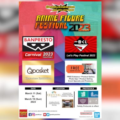 Enjoy the Newest Figures from Banpresto and More at the Anime Figure Festival 2023 From March 11-19