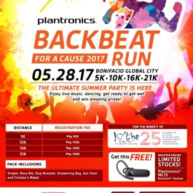 Join the Plantronics Backbeat Run for a Cause 2017!