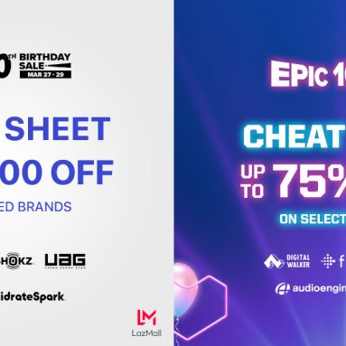 Enjoy Up to 75% Off on Beyond the Box and Digital Walker at the Lazada Epic 10th Birthday Sale