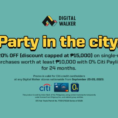 Digital Walker Continues Anniversary Celebration with Deals with CITIBANK