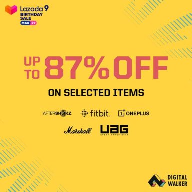 Digital Walker and Beyond the Box Join Lazada Birthday Sale with up to 87% Off on Select Items!