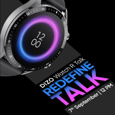 DIZO Watch R talk and Watch D Talk Launching September 7 in India