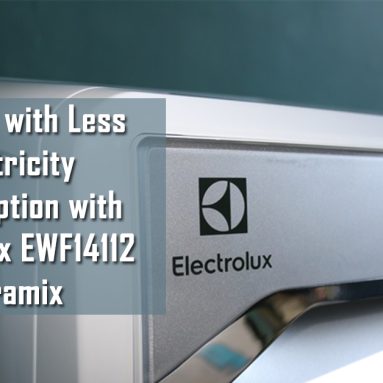 Do More with Less Electricity Consumption with Electrolux EWF14112 Ultramix