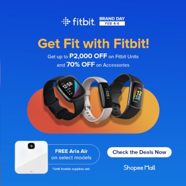 Get Up to 70% Off on Select Fitbit Products on Fitbit Shopee Brand Day