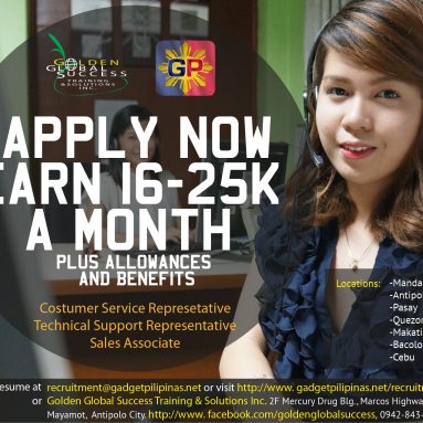 Be Part of a Growing Industry. Apply Now!