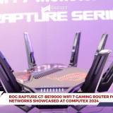 ROG Rapture GT-BE19000 WIFI 7 Gaming Router for AI PC Networks Showcased at Computex 2024