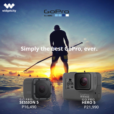 GoPro Hero 5 and Hero 5 Session Now Available for Pre-Order at Widgetcity