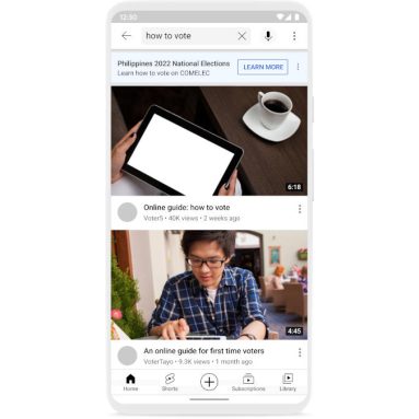 Google and YouTube Show Support For PH Elections