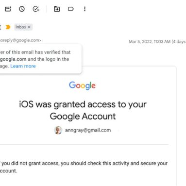 Google Introduces Blue Checks to Verified Gmail Accounts