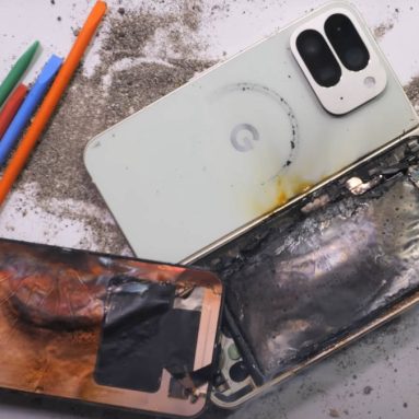 Google’s Pixel 10 Pro Fold Catches Fire In Durability Test