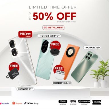 HONOR Announces Massive Discounts and Freebies for 10.10 Mega Sale