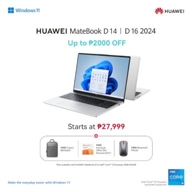 Get a HUAWEI MateBook for as Low as PHP 27,999 Until May 31