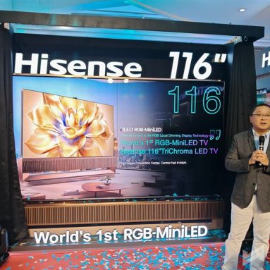Hisense 116-inch Class UX Series RGB-MiniLED TV Arrives in the Philippines with a PHP 1.9M Price Tag