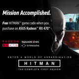 Buy a ASUS Radeon RX 470, Get a Free Hitman Game Code