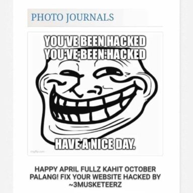 House of Representatives Website Hacked