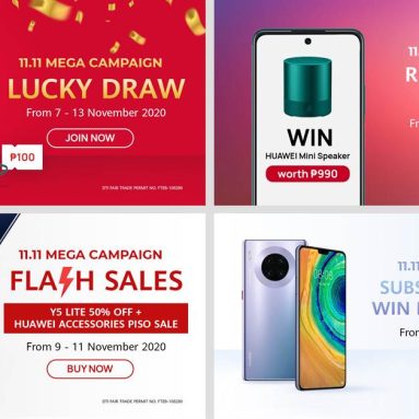 Avail of the Best Deals and Promos for Huawei Products this 11.11!