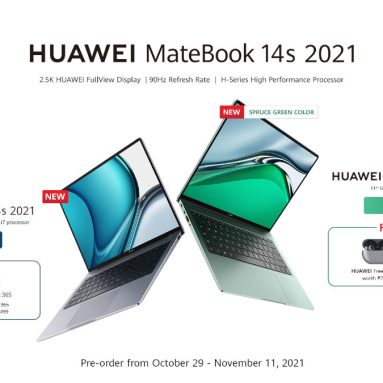 Huawei MateBook 14s 2021 Available for Pre-order until November 11