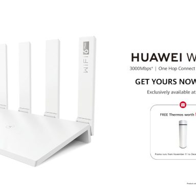 Huawei WiFi AX3 Quad-Core Router Unveiled in PH